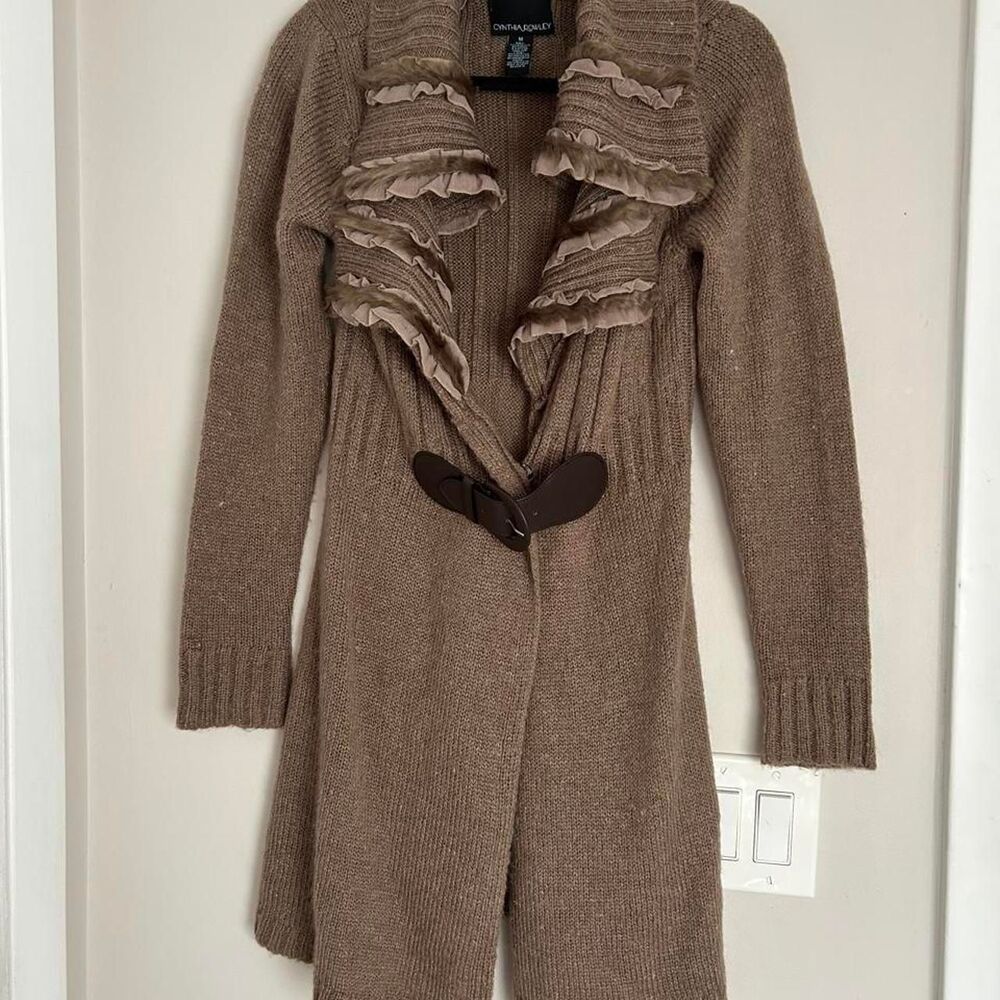 Cynthia-rowley Women's Brown and Tan Cardigan